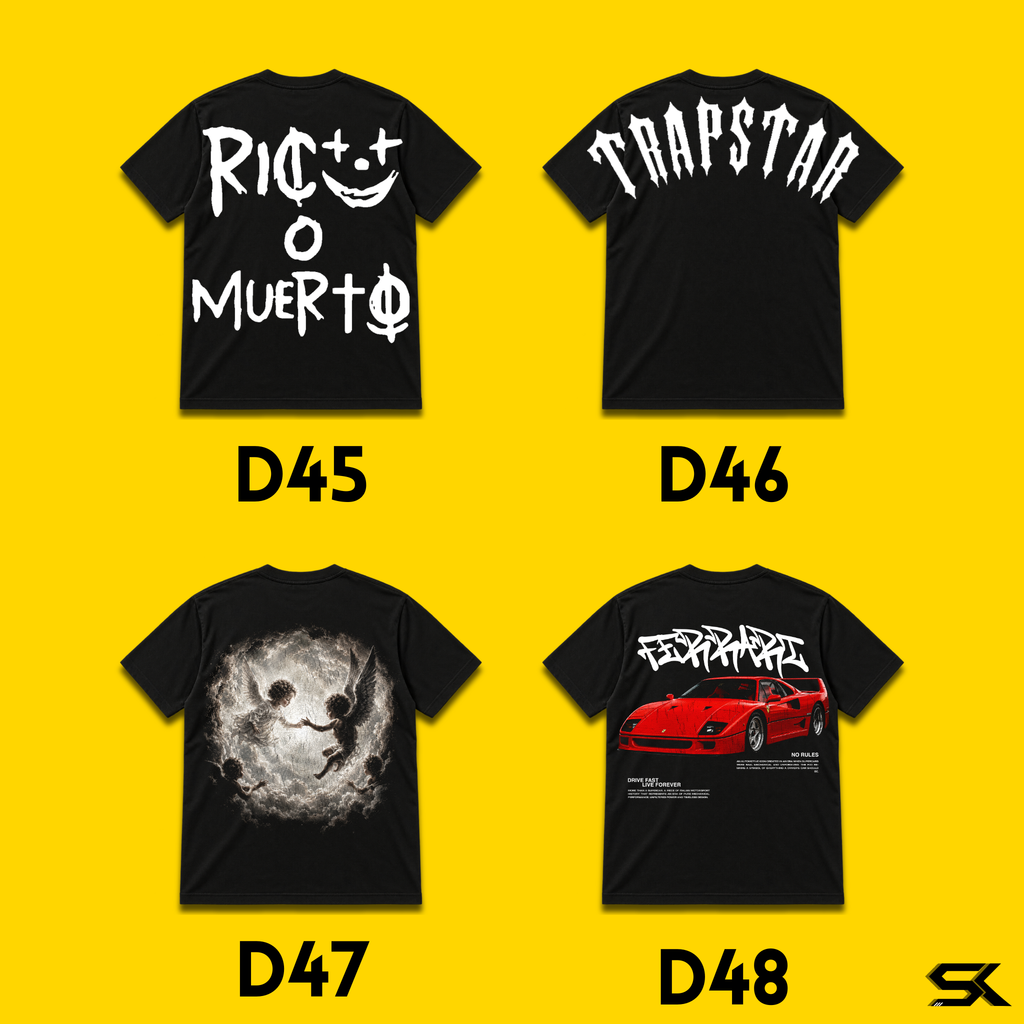 Paquete Mayorista para Reventa | 10 Playeras de Diseño